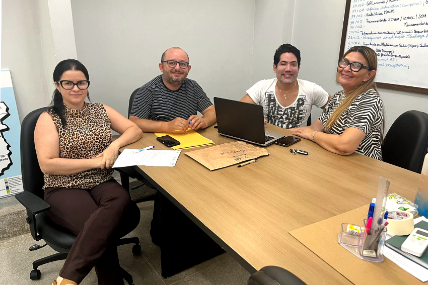 Coordenador de Imunização de São José da Lagoa Tapada Participa de Encontro com Apoio Institucional e APS para a Construção de Plano de Ação Municipal