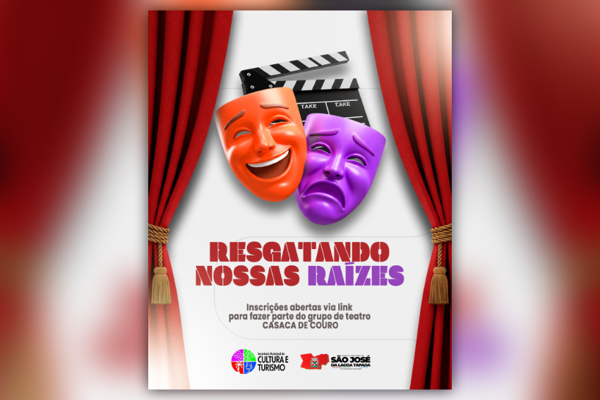 Cultura Abre Inscrições para Reativação do Grupo Teatral Casaca de Couro em São José da Lagoa Tapada