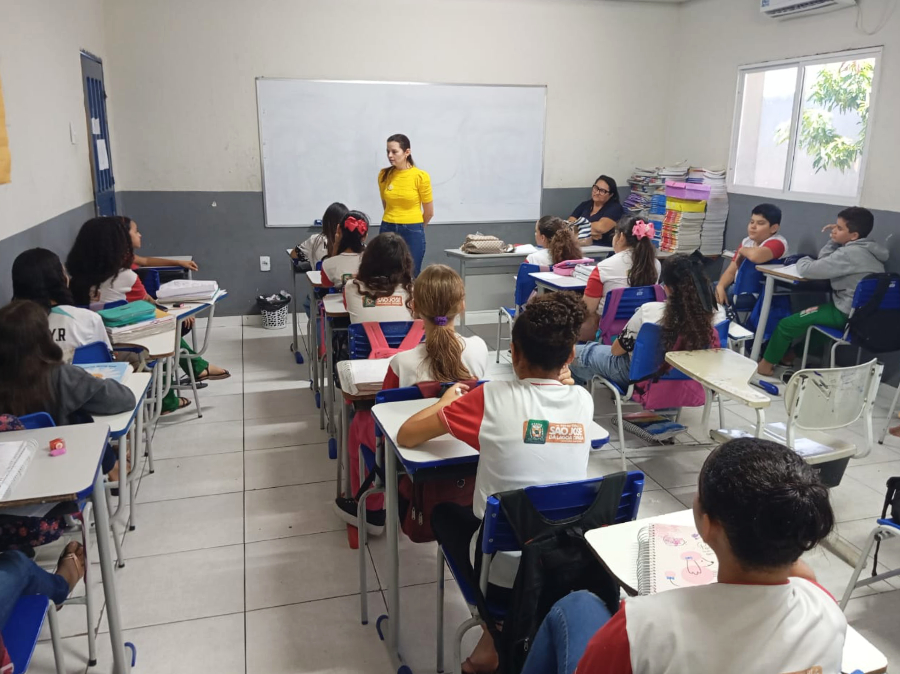 Prefeitura de São José da Lagoa Tapada realiza ação educativa sobre saúde mental em escola do município