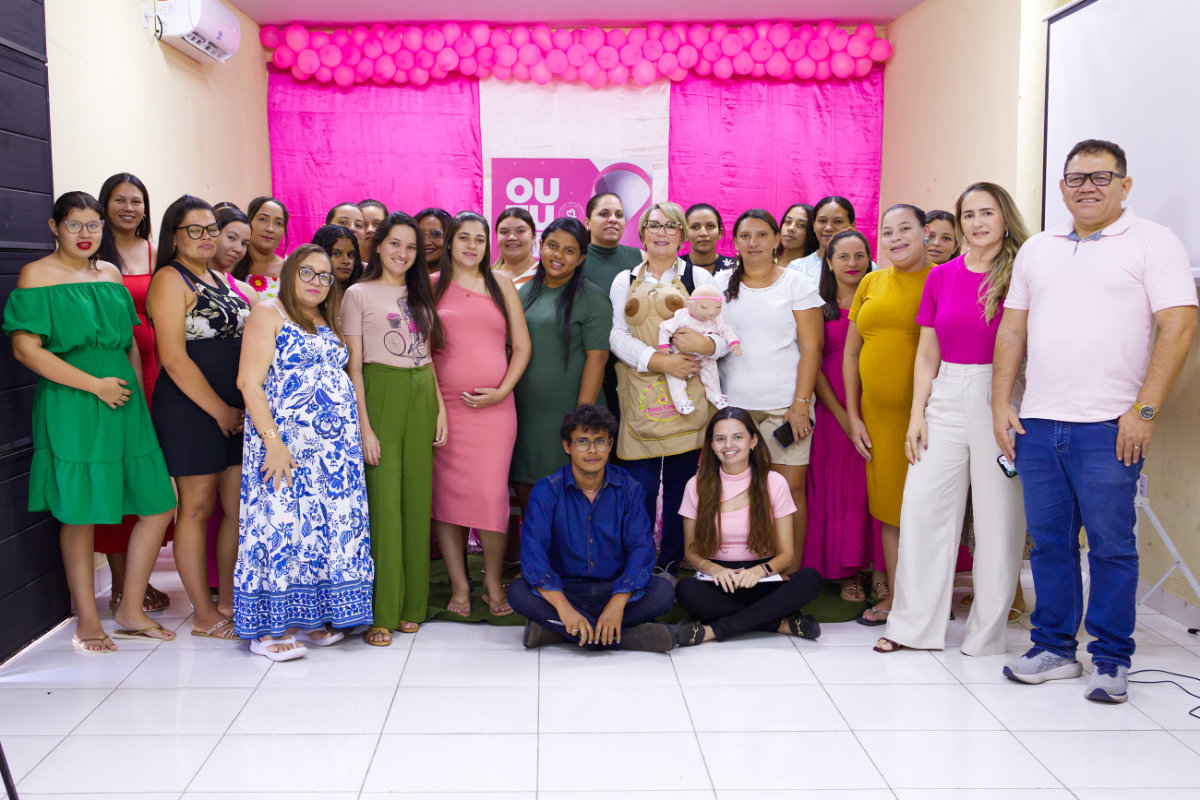 Gestantes participam de encontro informativo promovido pela Secretaria de Assistência Social de São José da Lagoa Tapada