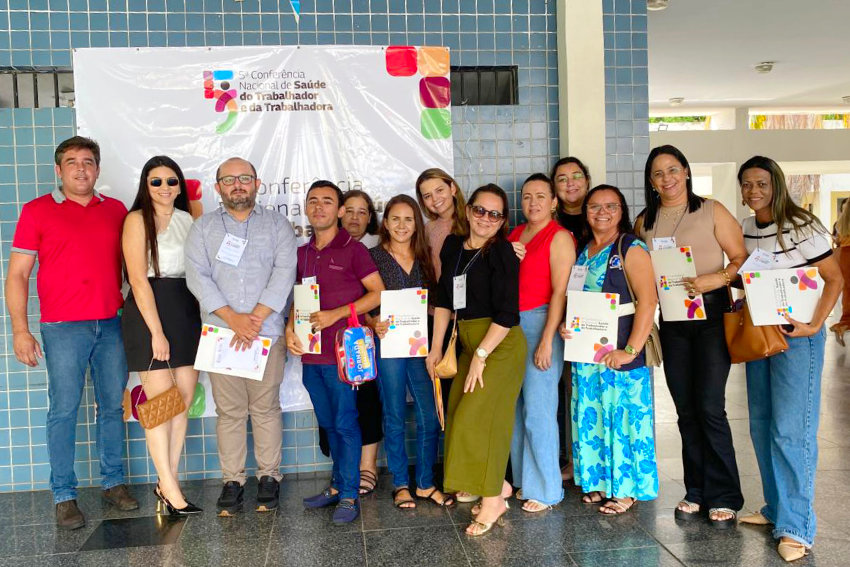 Representantes da Prefeitura de São José da Lagoa Tapada participam da 1ª Conferência Regional do Trabalhador e da Trabalhadora